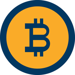 Outline Bitcoin Icon
