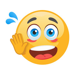 happy smiley face with smile