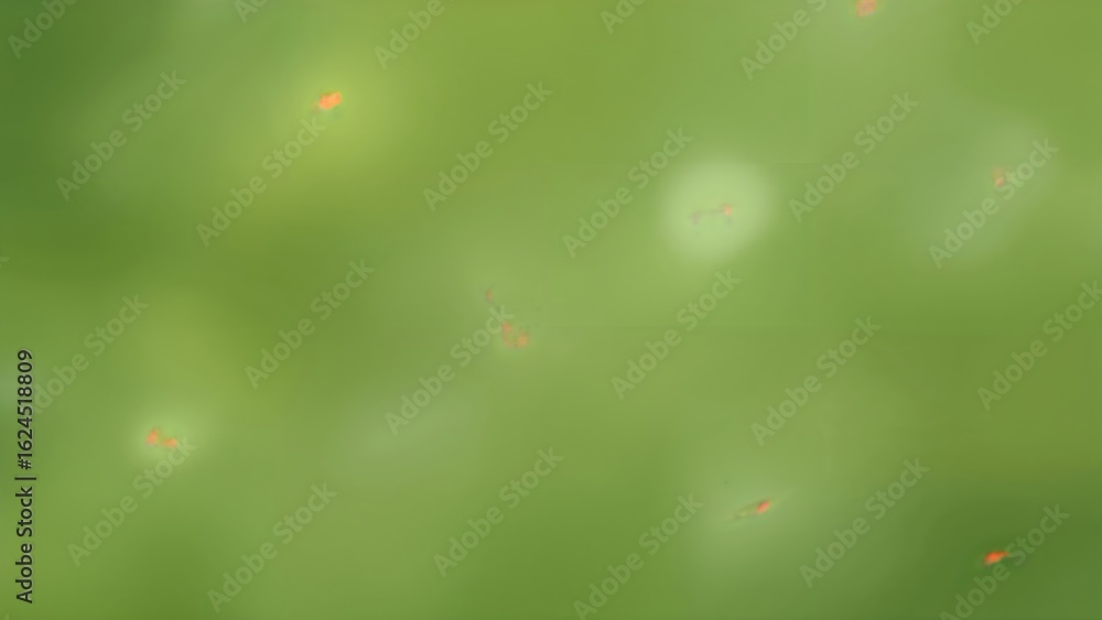 Poster softly blurred green color palette with bubble elements for background