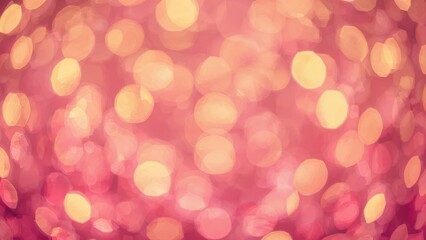 Fototapeta premium Colorful blurred light spots forming a decorative glitter pattern