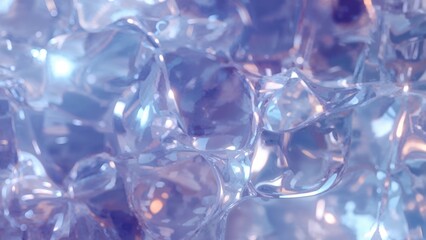 Artistic design inspiration with glass reflections over a hazy, indistinct background