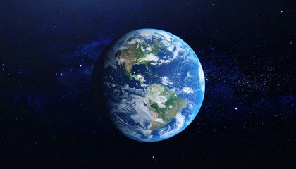 planet earth in space