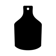 Kitchen board vector icon. Serving Board illustration sign. Meat board symbol or logo.