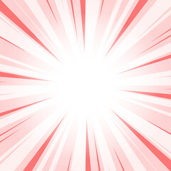 Watermelon Orange Abstract Glowing Sunburst Background. Pink Glow Effect Sunburst Background for Presentation, Banner, Poster, Flyer, Sales. Pop Art Poster for Summer and Spring Theme.