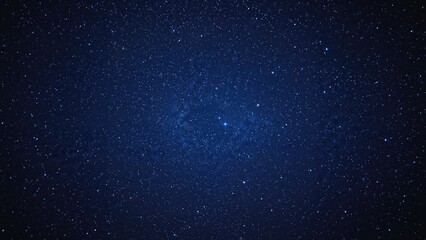 Fototapeta premium Astrological night backdrop with stars in deep blue