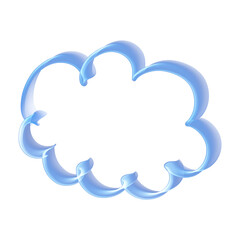 Cloud Illustration: A tranquil and ethereal cloud illustration. The soft blue hue brings a sense of peace and freedom.
