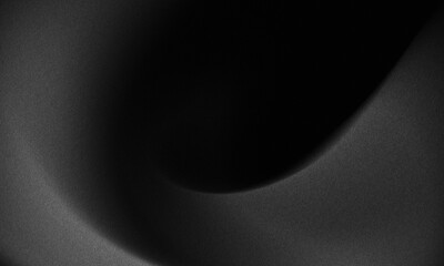 Dark metallic black noise textured background design. Premium monochrome gray wavy line pattern is ideal and perfect for premium and elegant product materials.