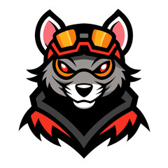 Esports Rat Shooter Character with Tactical Gear and Energetic Styling