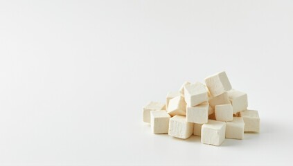 Obraz premium The health preservation method of yam in cube