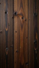 Dark brown wood planks, rich patina, sun-bleached edges, old wood, image, photography