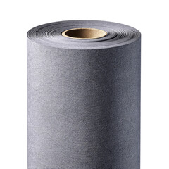 Roll of Grey Textured Fabric - Close-Up