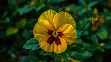 Lovely Purple Flower in a Natural Environment
