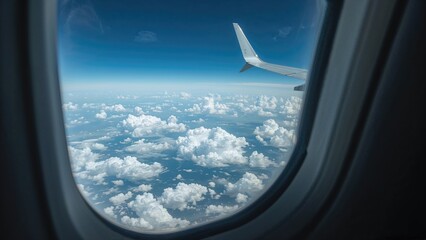 Gorgeous view through the aircraft window