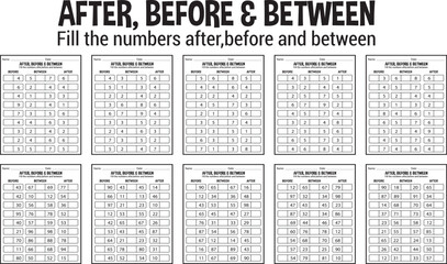 Missing Numbers: Before, After & In Between – Fun Math Practice!Missing Numbers: Before, After & In Between – Fun Math Practice!