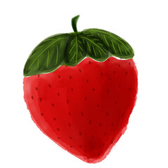 strawberry isolated on white background