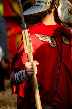 A Legionary from the Ancient Roman Empire. Concept A figure from a powerful civilization.