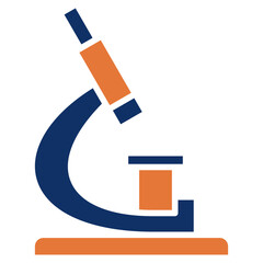 Research solid color icon