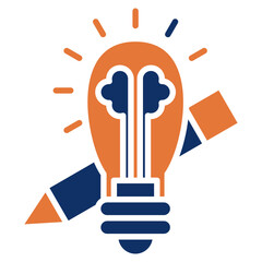 Idea solid color icon