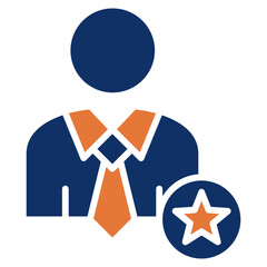 Expert solid color icon