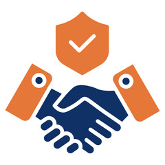 Reliability solid color icon