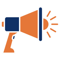 Marketing solid color icon