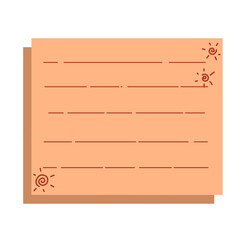 Paper notes memo frame border background