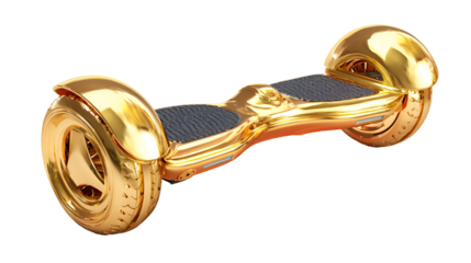 Golden Self Balancing Scooter Luxury Ride