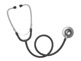 Medical Stethoscope Isolated on White Background for Healthcare Professionals