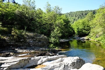 Rivière La Sure en Ardèche Sud