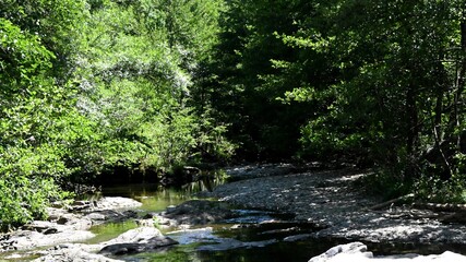 Obraz premium Rivière La Sure en Ardèche Sud