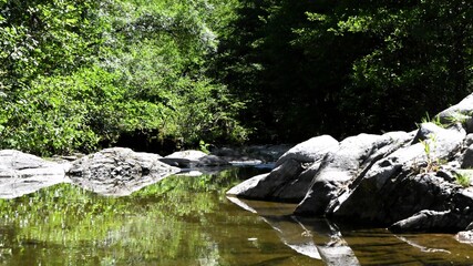 Rivière La Sure en Ardèche Sud