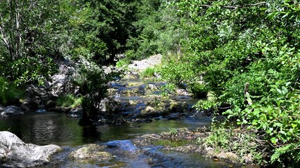 Obraz premium Rivière La Sure en Ardèche Sud