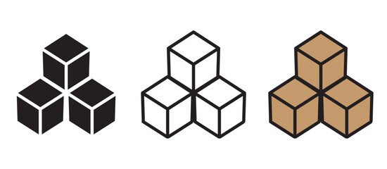 People line and flat icons set. Team of workers. User profile symbol. Group of people. Group of users collection. Persons symbol. Men women. Crowd of humans.Organizational Vector Icons for Cargo and I
