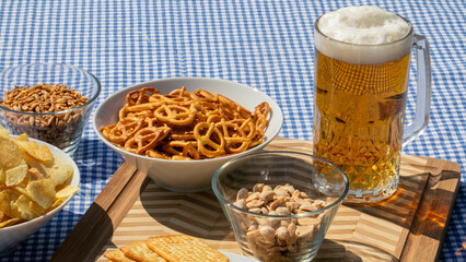 Crispy pretzels and frothy beer beckon Oktoberfest revelers like a savory siren's call of salted indulgence