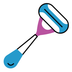 Vector Icon of Shaving Razor for Skincare