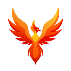 Reborn Firebird with Central Flame and Clean Esport Crest Layout
