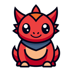 Minimal Creature Design for Kids Esport Theme with Bold Outlines