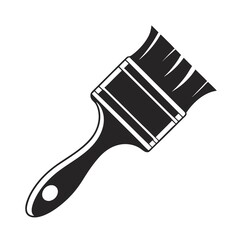 paint brush isolated on white