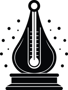 hygrograph on white background.eps