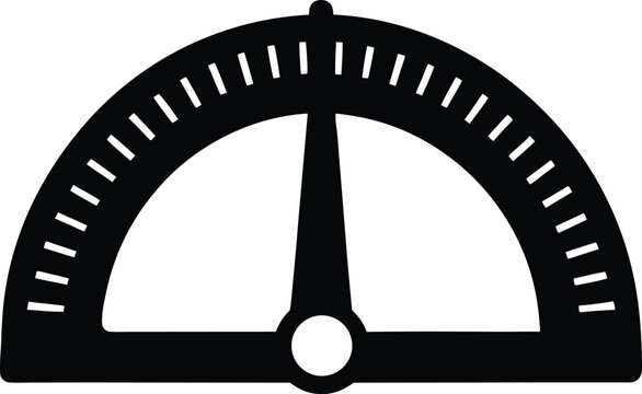 inclinometer on white background.eps