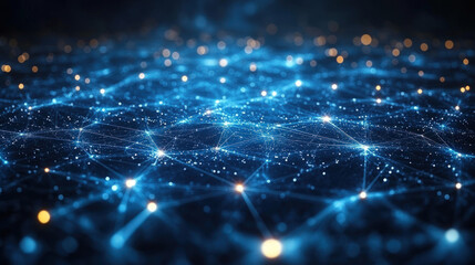 Abstract network of connected points