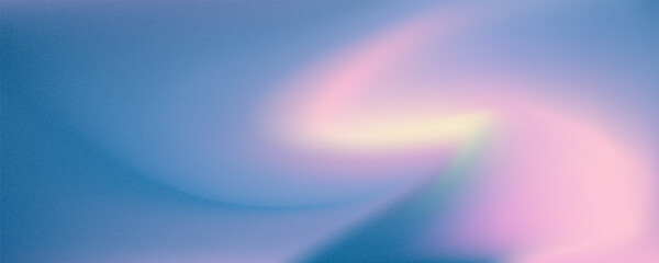 Trendy pastel color winter gradient. Abstract blurred texture noise background. Grainy film effect texture gradient template. Vector illustration for your graphic design, banner, poster
