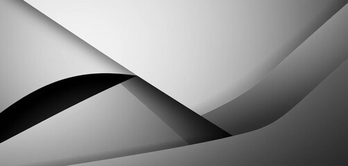 Subtle grayscale gradients across overlapping geometric forms creating depth , texture, composition