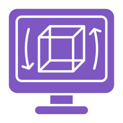 3d cube Icon
