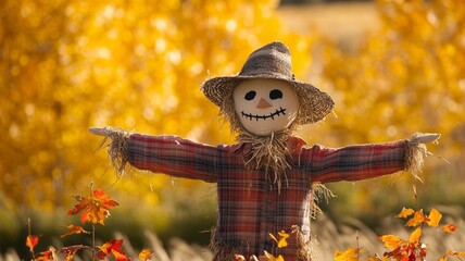 scarecrow in the field