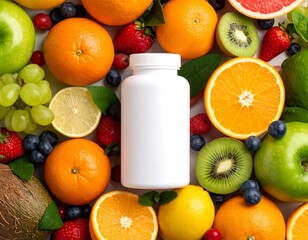 Boost your health with natural vitamins and delicious, colorful fruit for a vibrant lifestyle