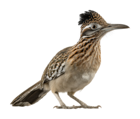 Captivating roadrunner bird in natural habitat wildlife view nature isolated on transparent background