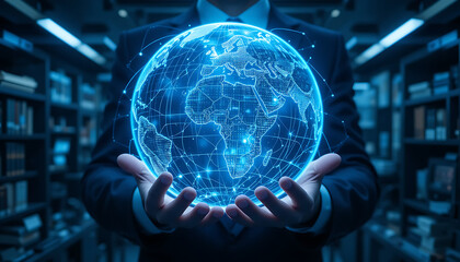 Global Network: Data Sphere in Hands of Business Professional