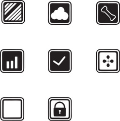 Universal Digital Interface Icon Collection