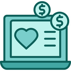 Donation solid icon